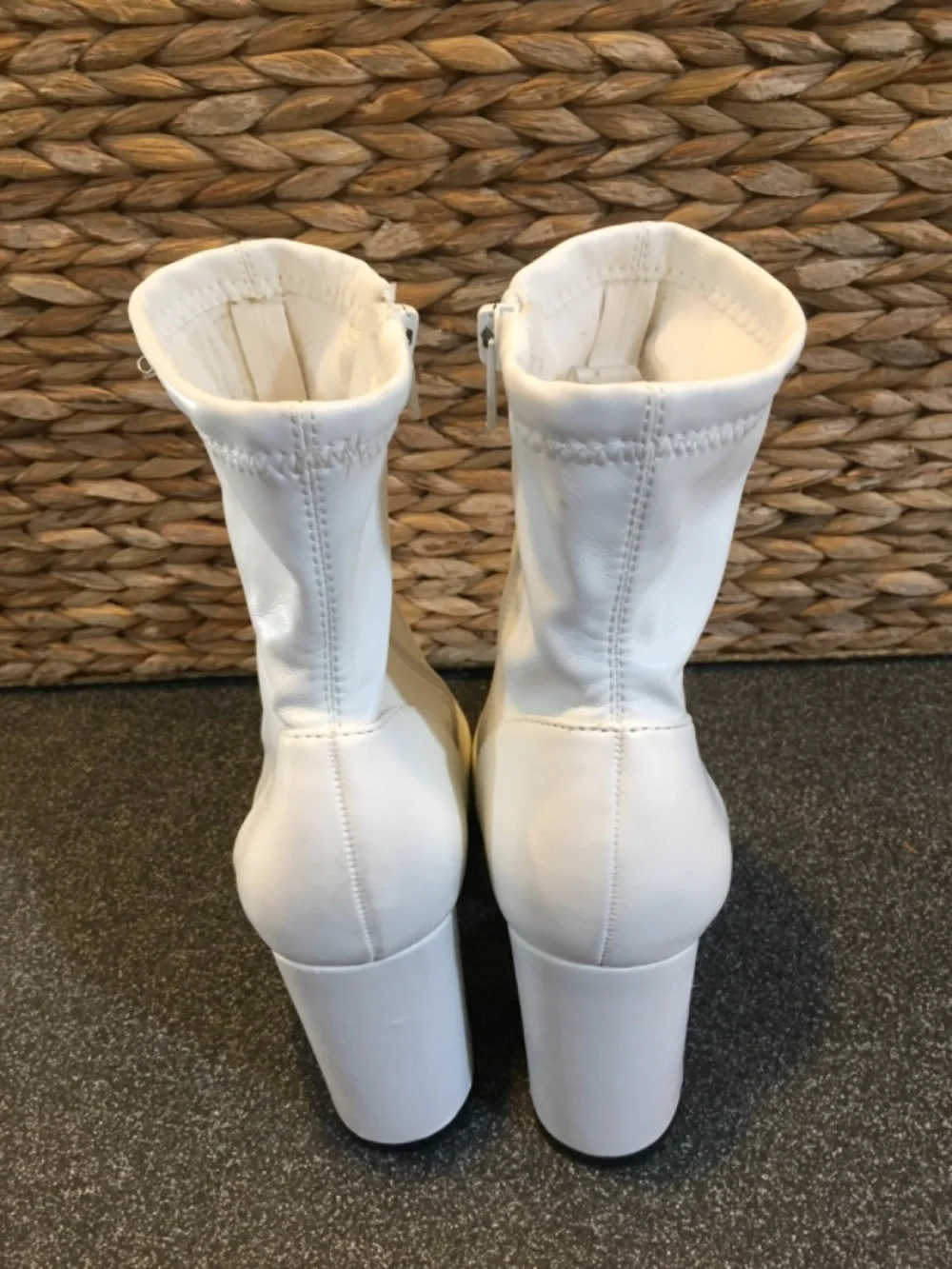 Madden Girl White Ankle Ranger Booties